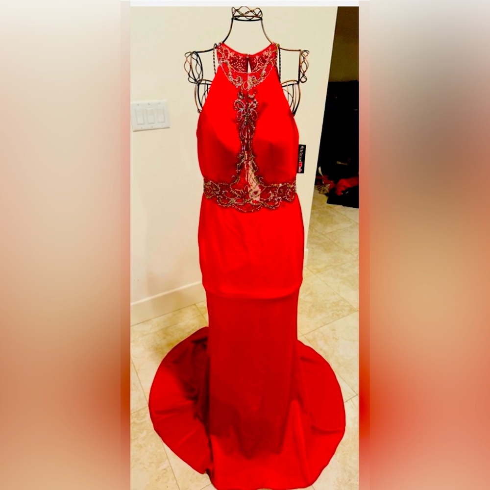 Red Brand New Gown